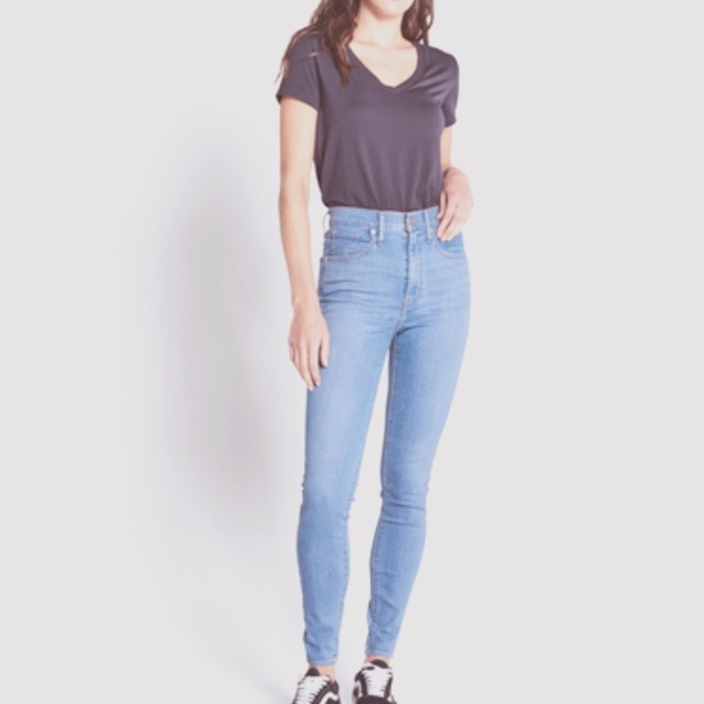 Levi's® Jeans Sculpt Hyperstretch Mile High Skinny Light Wash Stretch Zip Fly